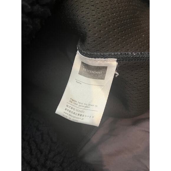 RARE Descendant by Tetsu Nishiyama Teddy Jacket Blue Japan Streetwear Fits L/XL - Picture 9 of 11